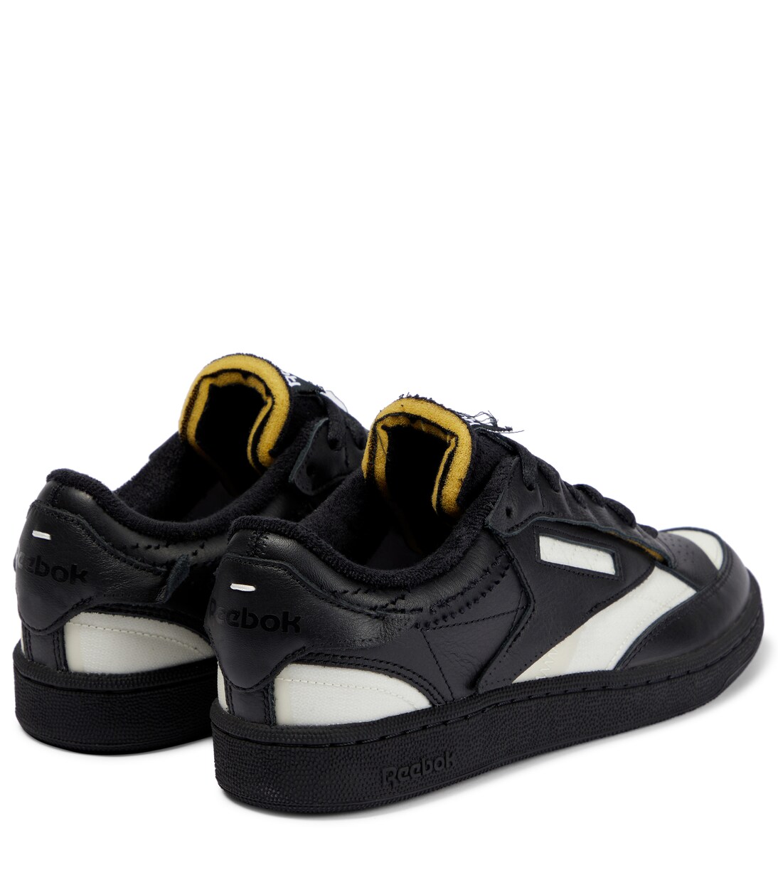 x Reebok Club C Memory Of leather sneakers | Maison Margiela