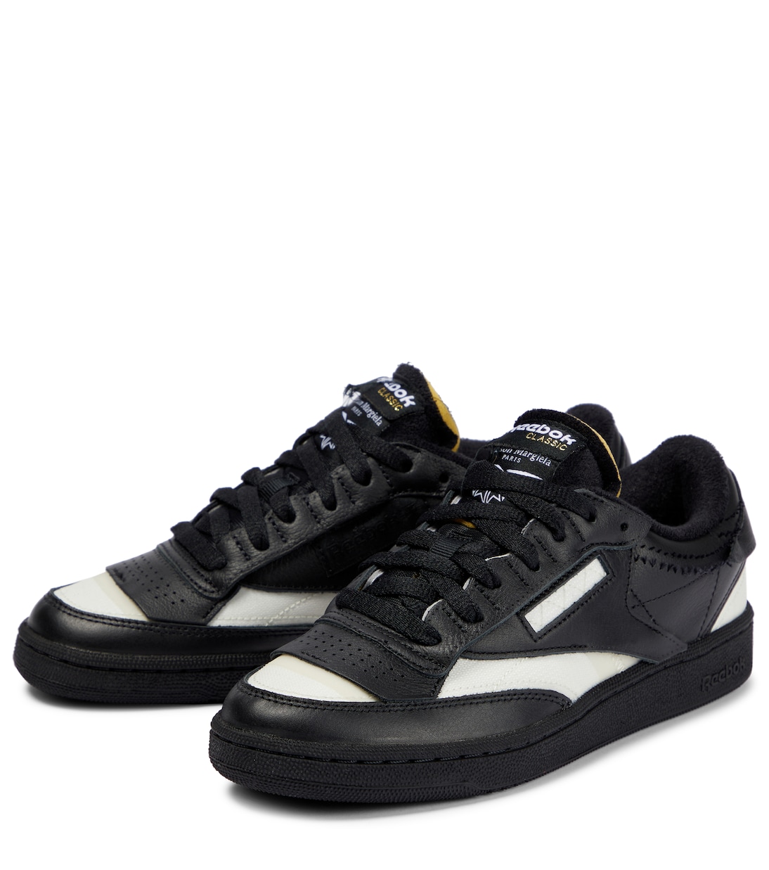 x Reebok Club C Memory Of leather sneakers | Maison Margiela