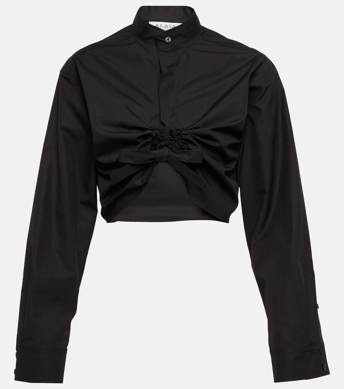 Chemise raccourcie en coton | Alaïa