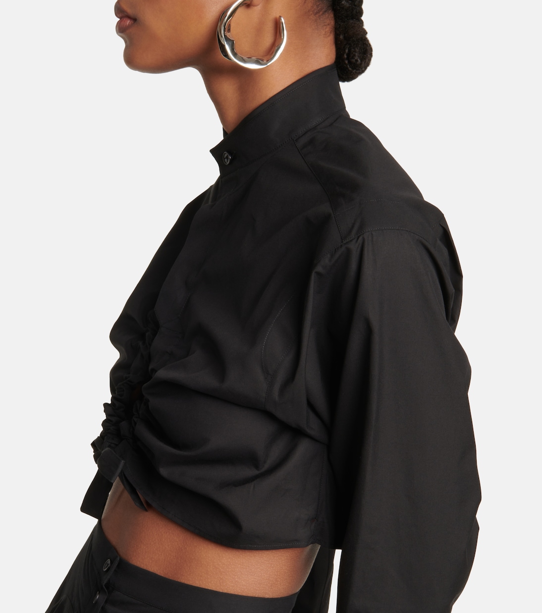 Chemise raccourcie en coton | Alaïa