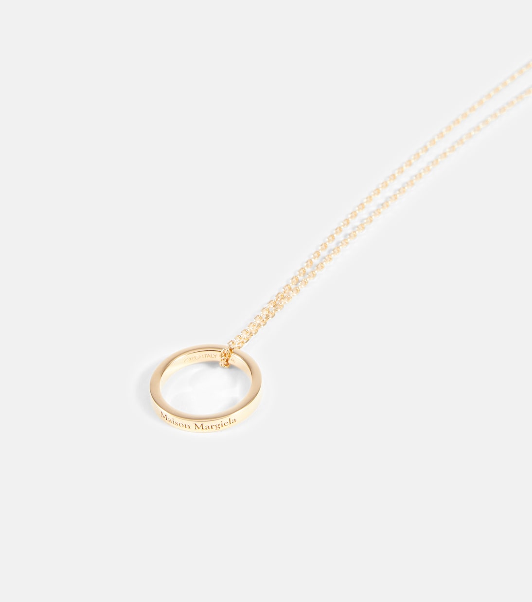 Collana in argento sterling con logo | Maison Margiela