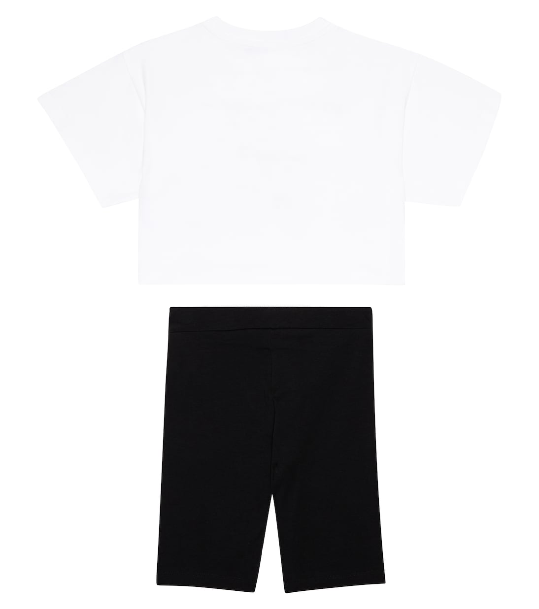 Ensemble t-shirt et short imprimés en coton | Moschino Kids
