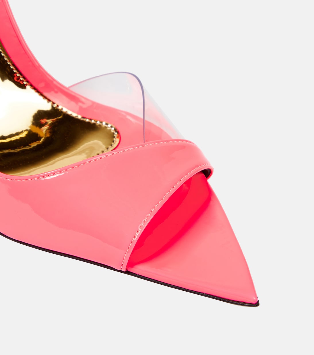Sandales en cuir verni et PVC | Alexandre Vauthier