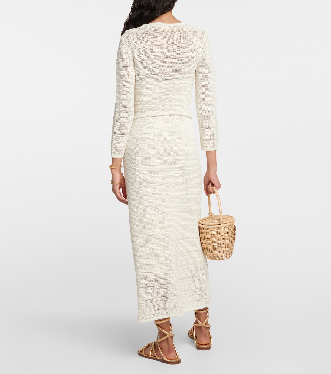 Abito midi Ginger in maglia a coste | Zimmermann