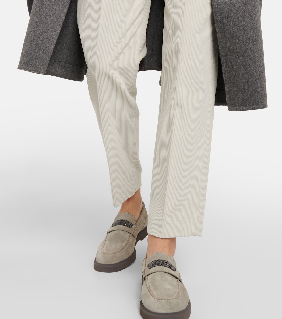 Gerade Hose aus Cord | Brunello Cucinelli