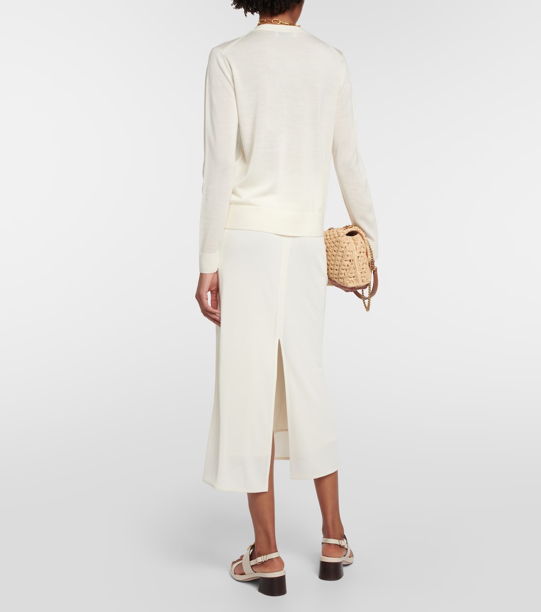 Simone wool and silk cardigan | Tory Burch