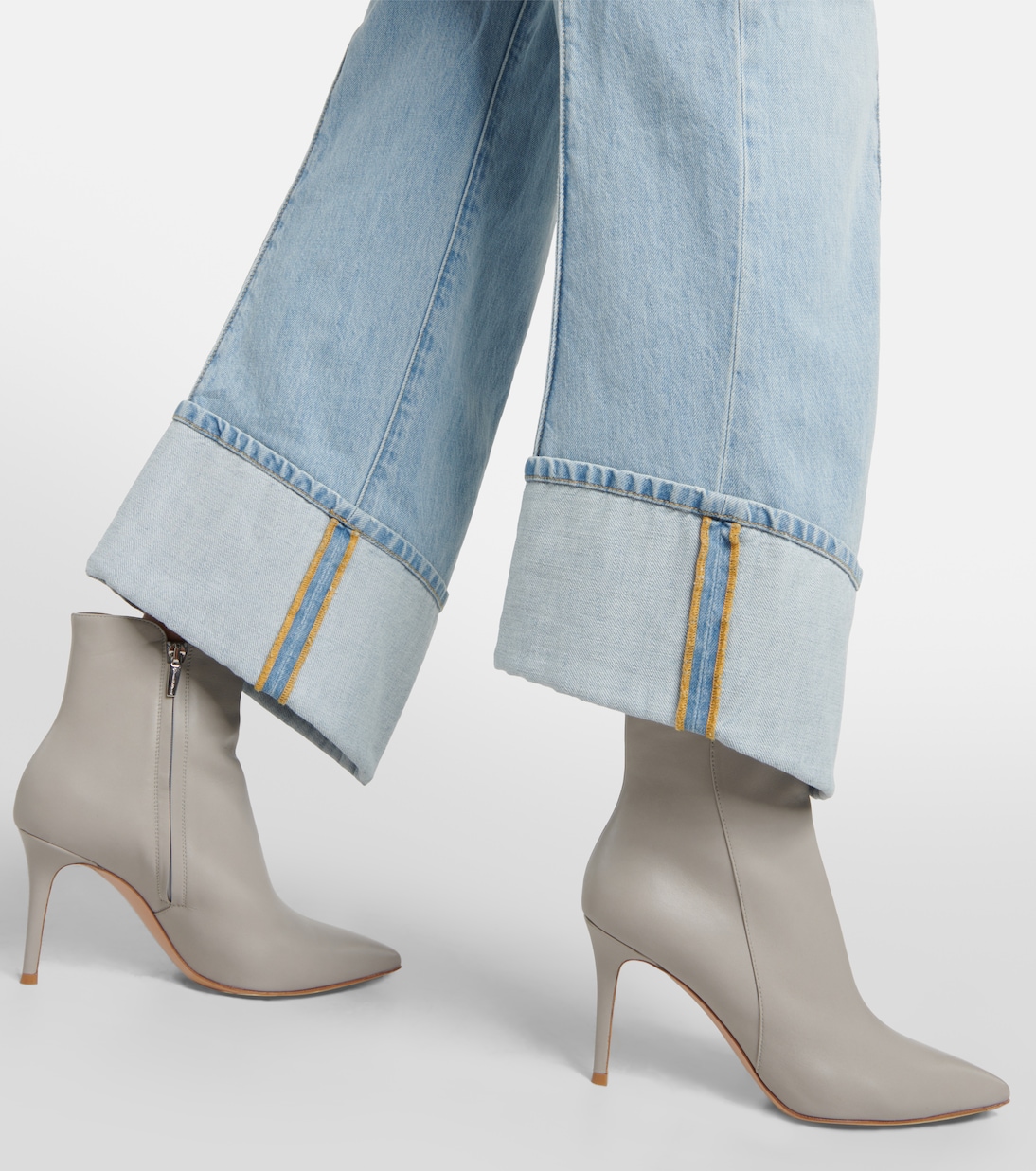 Levy 85 leather ankle boots | Gianvito Rossi