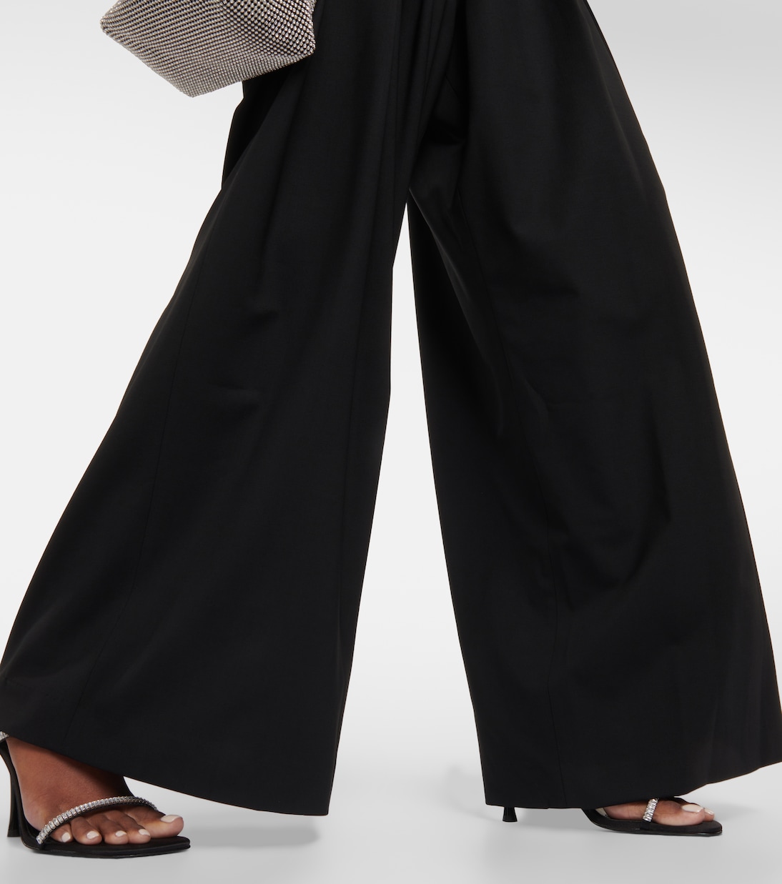 Pantalon ample en laine mélangée | Giuseppe di Morabito