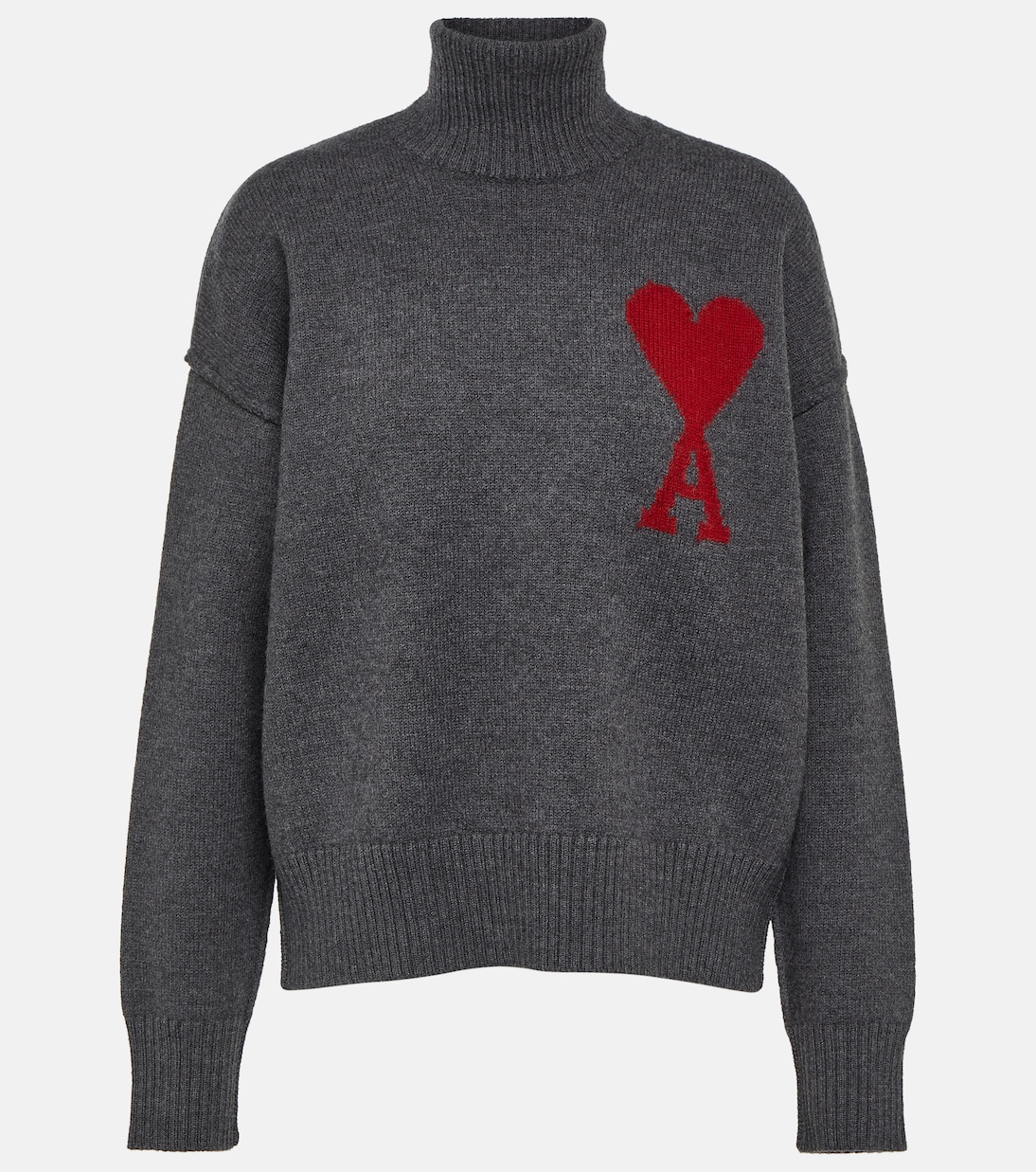 Ami De Cœur wool turtleneck sweater | Ami Paris