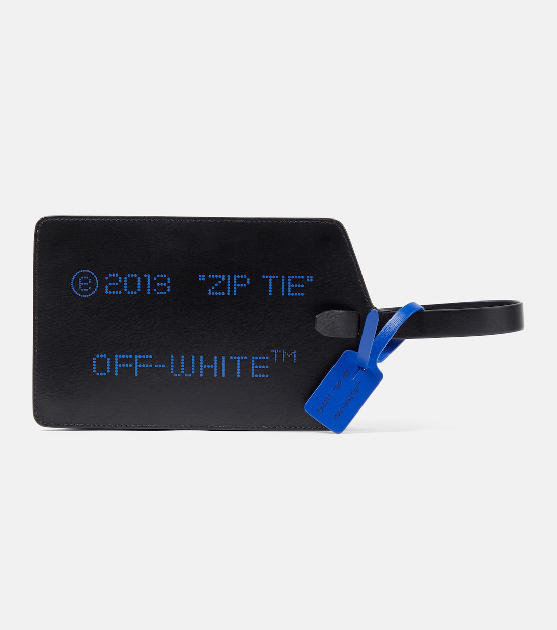 Clutch Zip Tie Medium in pelle | Off-White