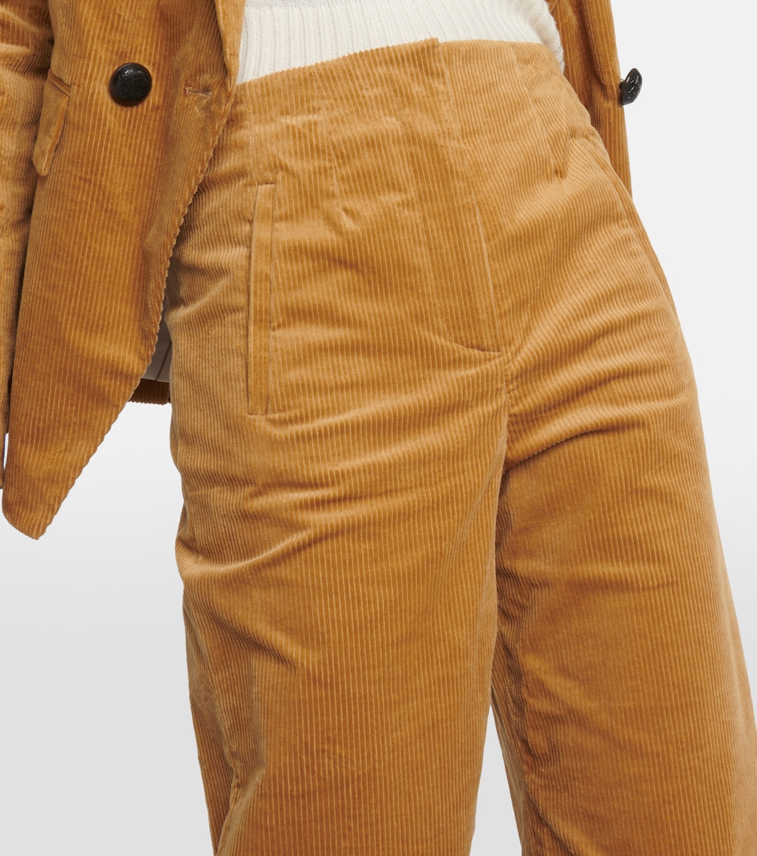 Dova cropped corduroy pants | Veronica Beard