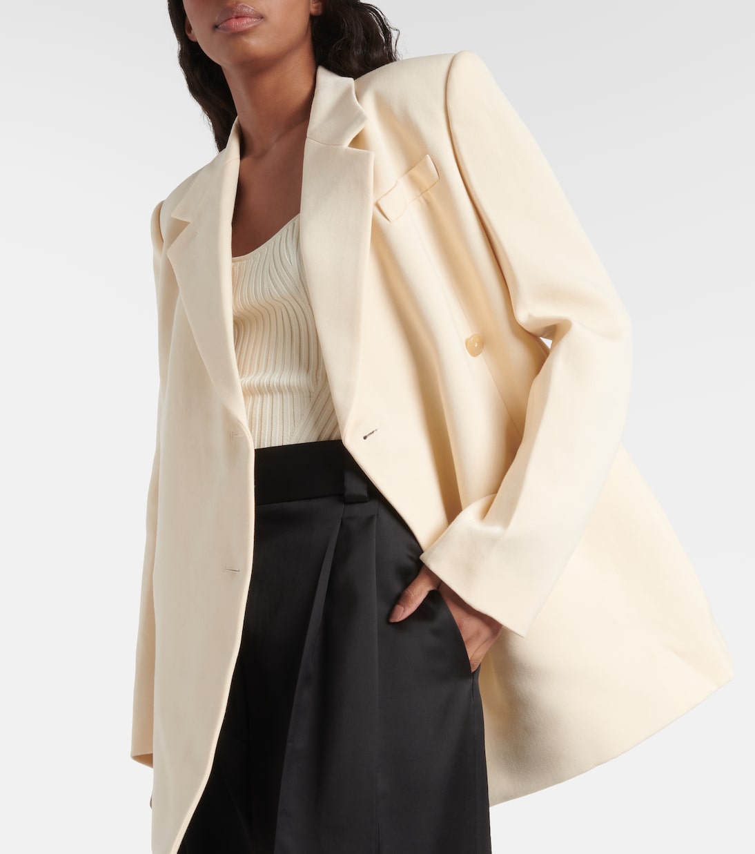 Blazer Otero en laine mélangée | Khaite