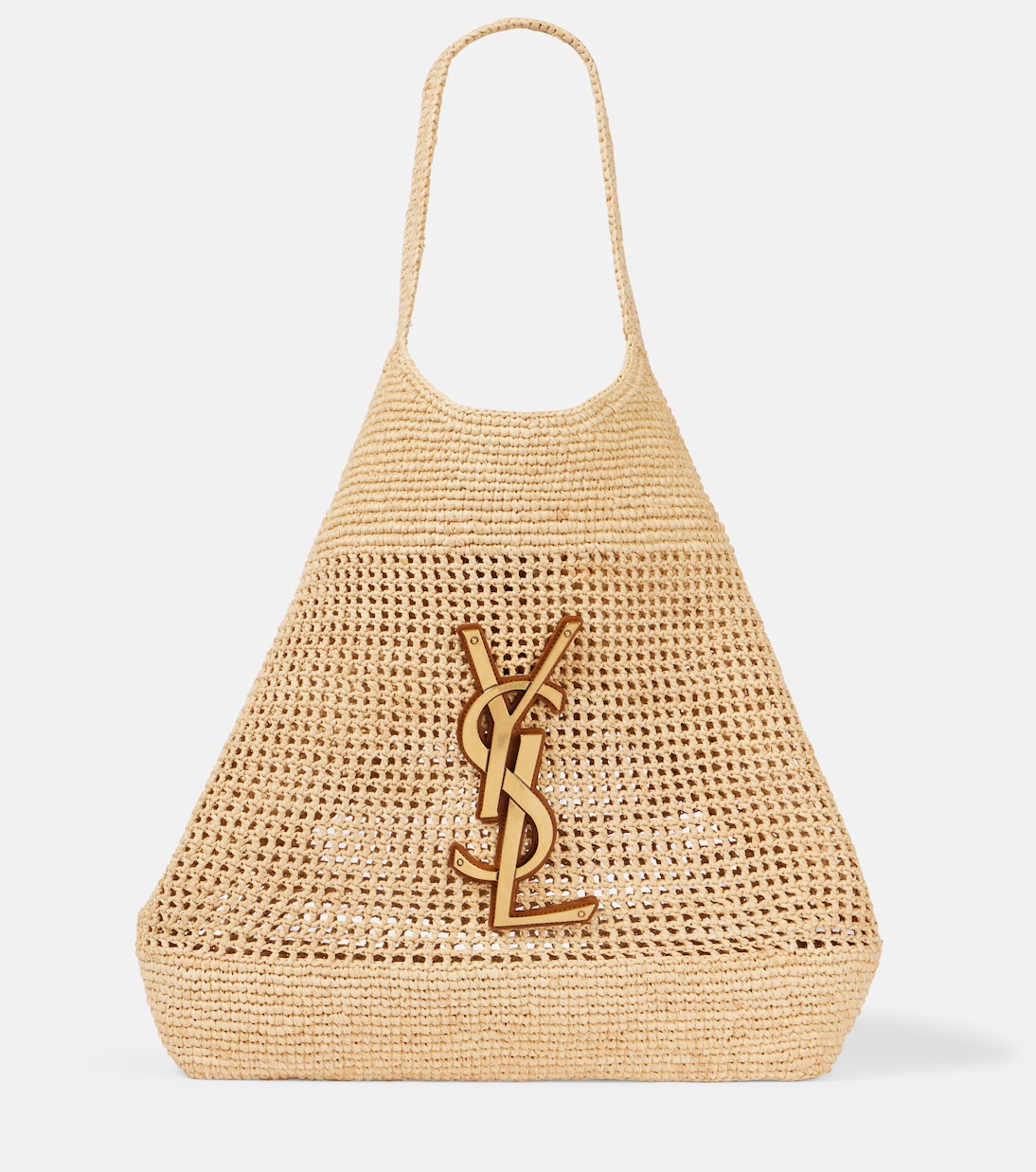 Cabas Icare en raphia | Saint Laurent