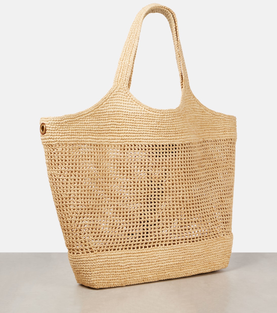Cabas Icare en raphia | Saint Laurent