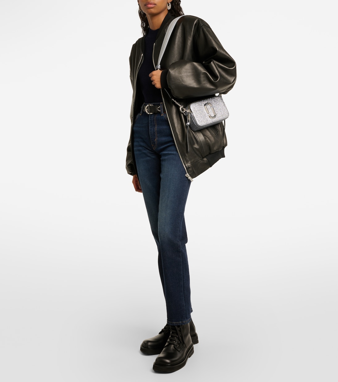 Borsa a tracolla The Snapshot con glitter | Marc Jacobs