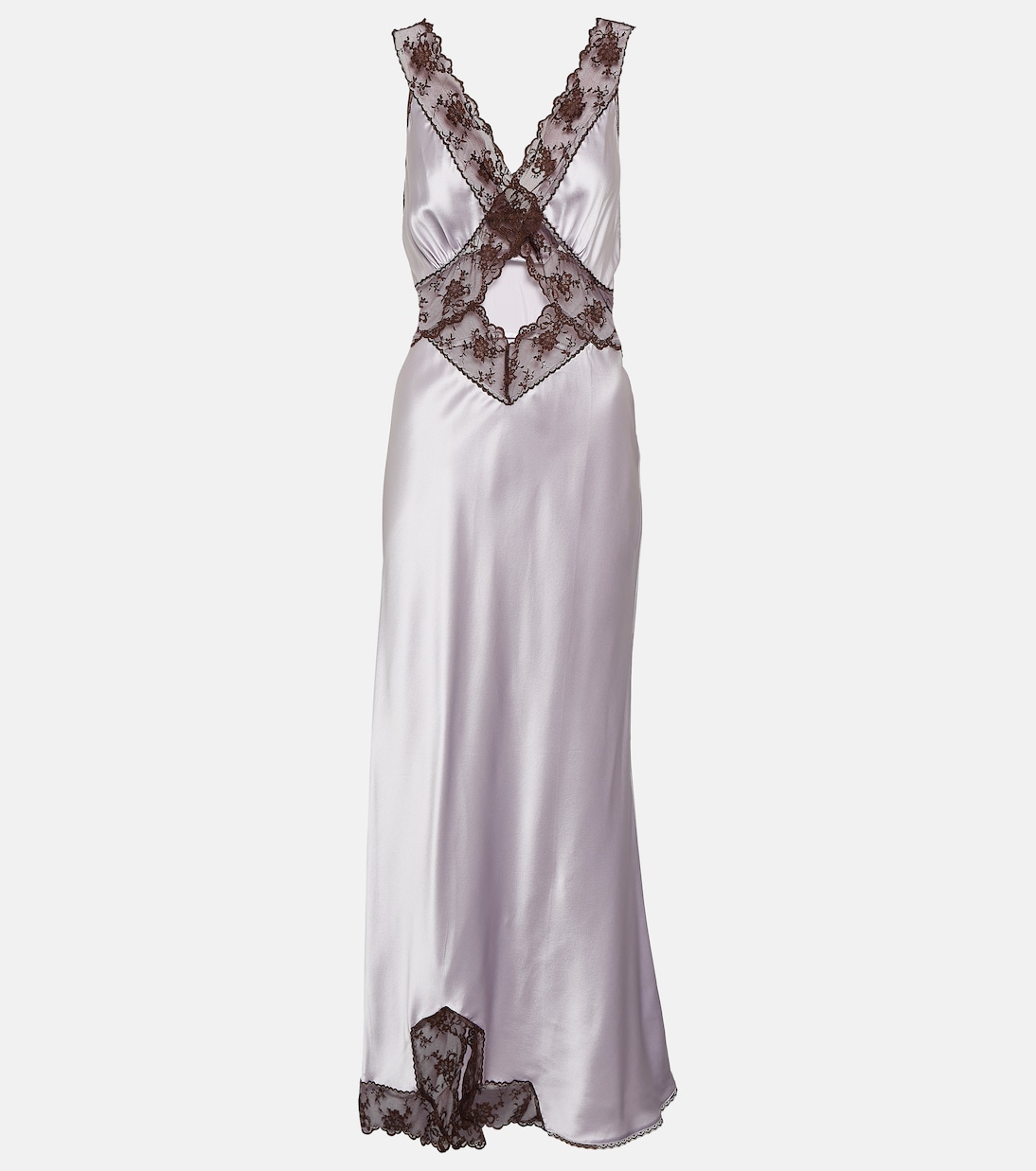 Robe Aries aus Seide mit Spitze | SIR