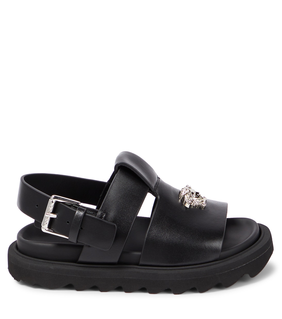 Sandalen La Medusa aus Leder | Versace Kids