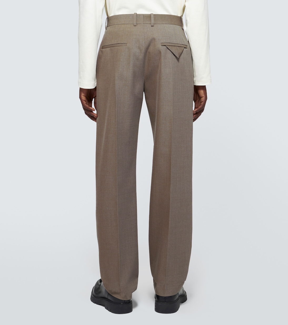 Wool twill straight pants | Bottega Veneta