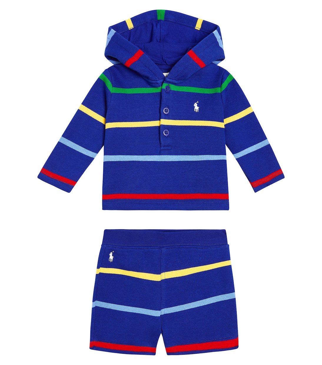 Bebé - set de sudadera y shorts de mezcla de algodón | Polo Ralph Lauren Kids