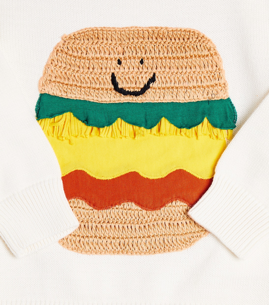 Baby - Pullover in cotone con intarsio | Stella McCartney Kids