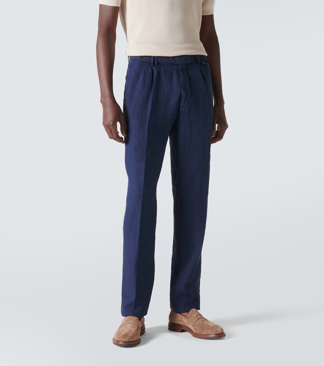 Pantalones chinos de lino | Brunello Cucinelli
