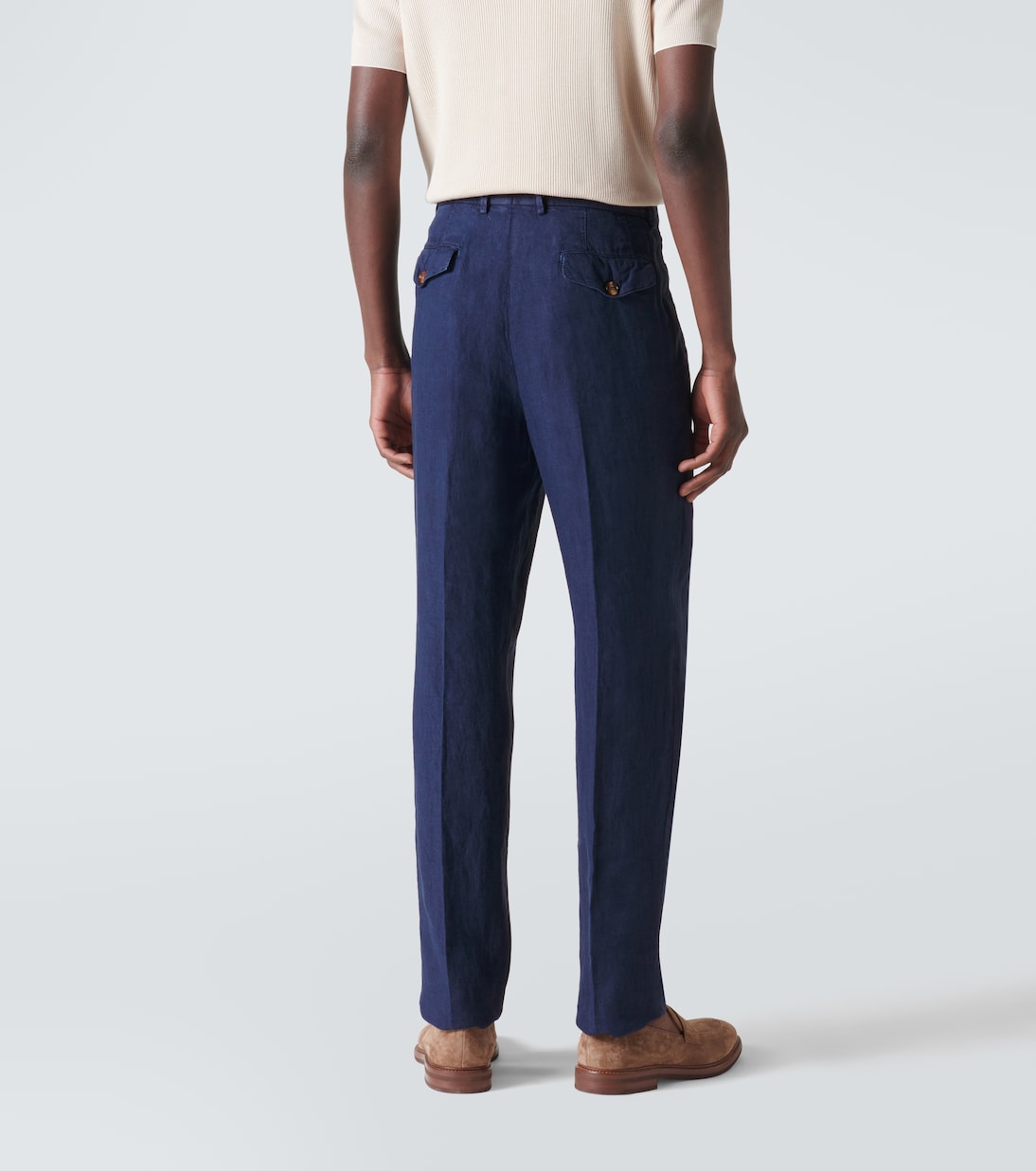 Pantalones chinos de lino | Brunello Cucinelli