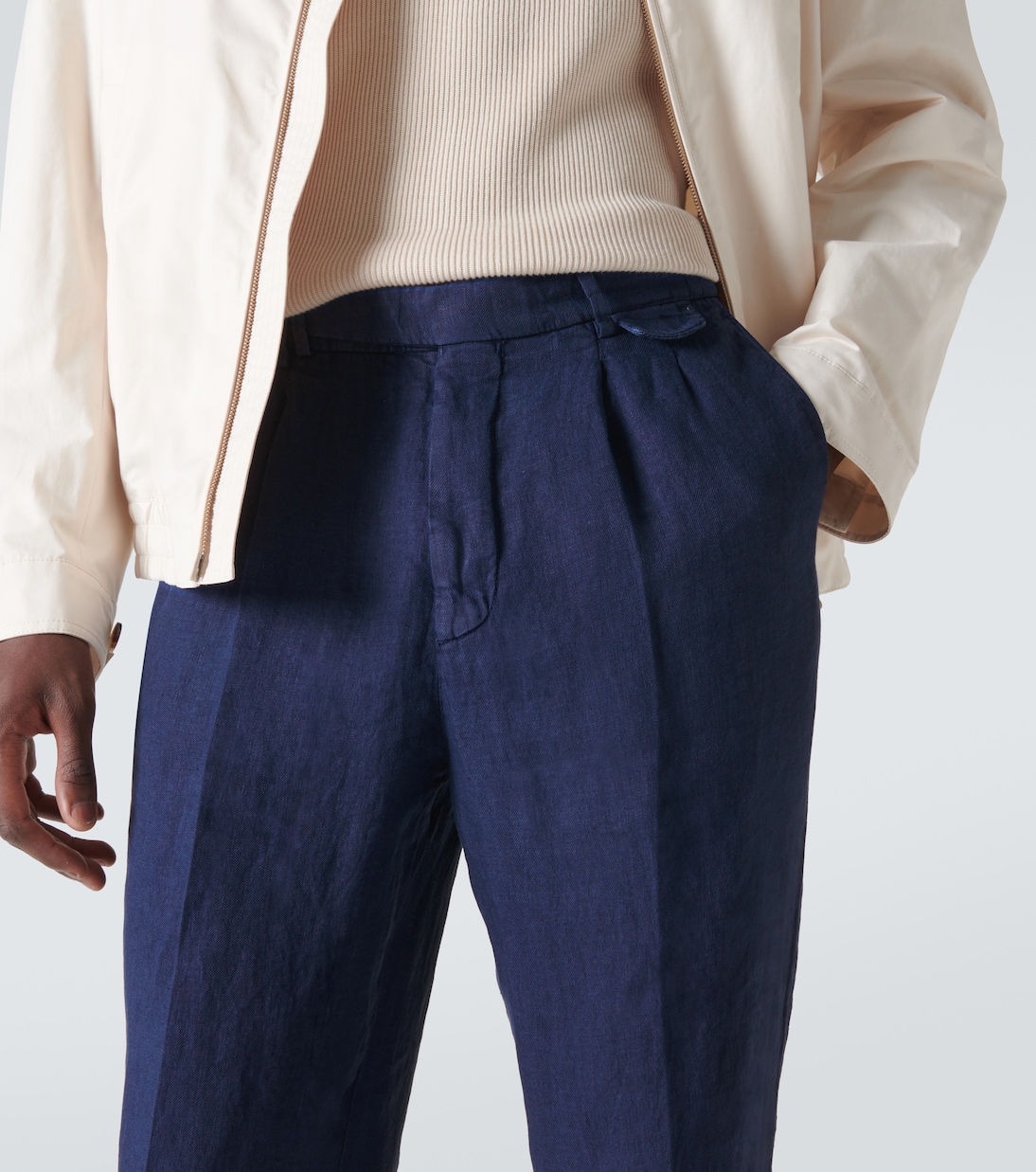 Pantalones chinos de lino | Brunello Cucinelli