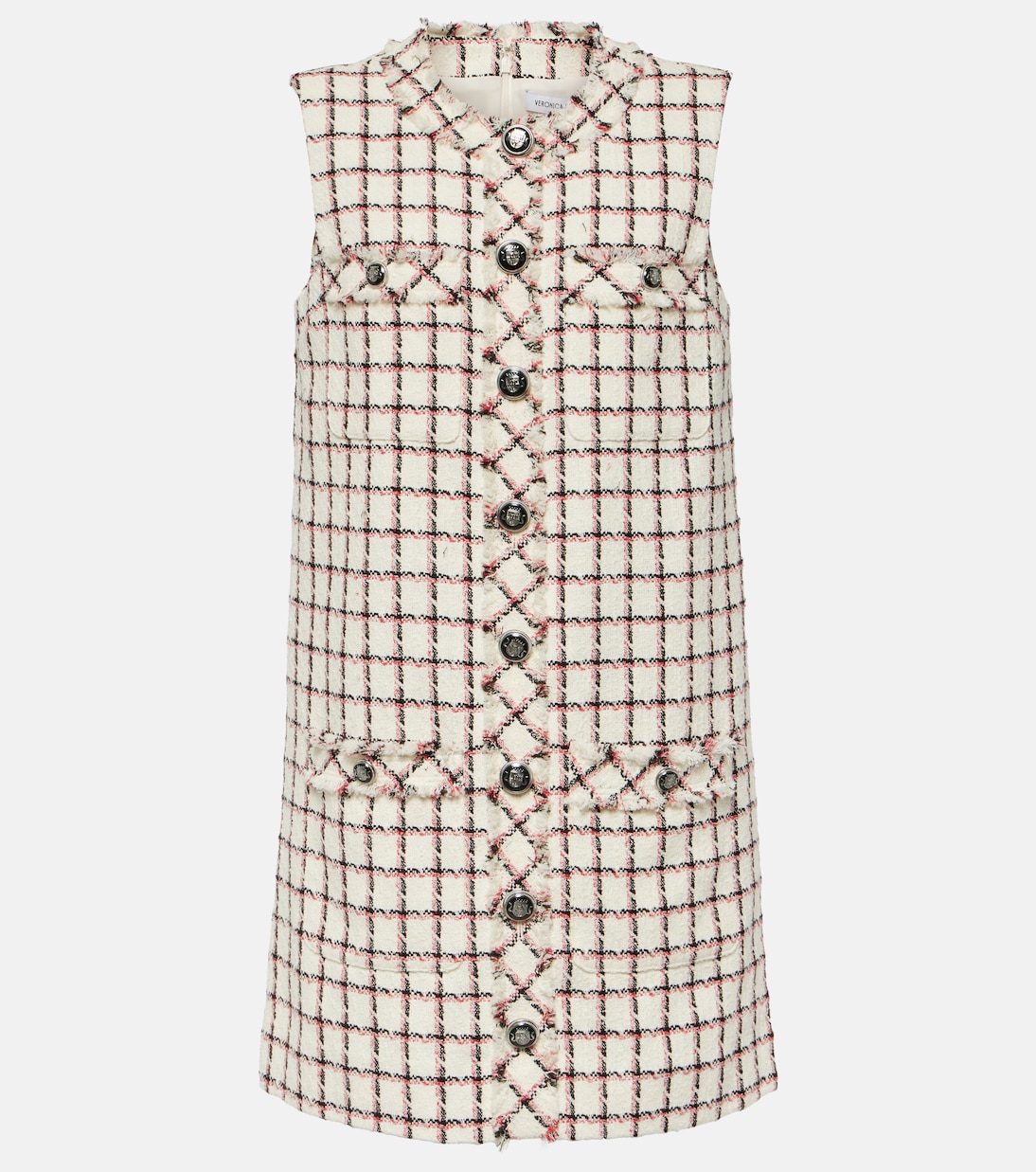 Laurel cotton-blend tweed minidress | Veronica Beard