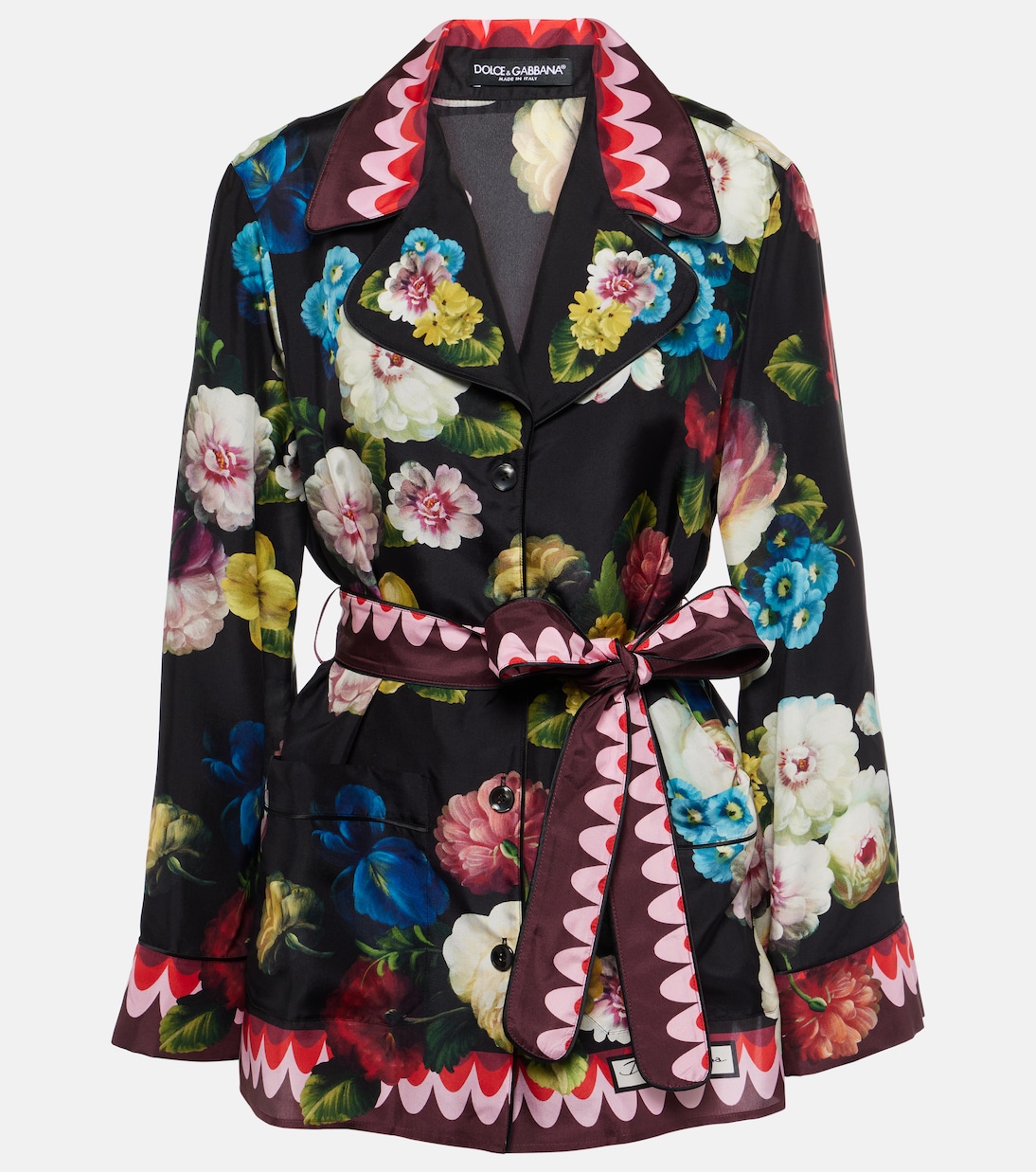 Bedrucktes Hemd aus Seide | Dolce&Gabbana
