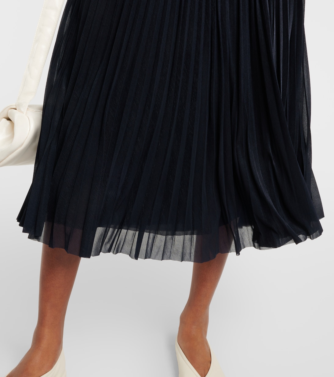 Vestido midi Niki de jersey translúcido | Proenza Schouler