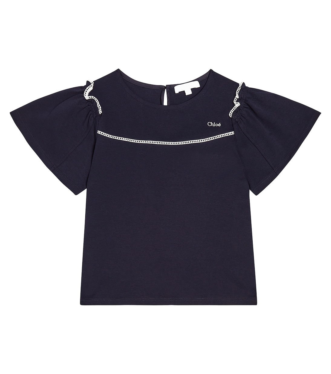 Camiseta de jersey de algodón | Chloé Kids