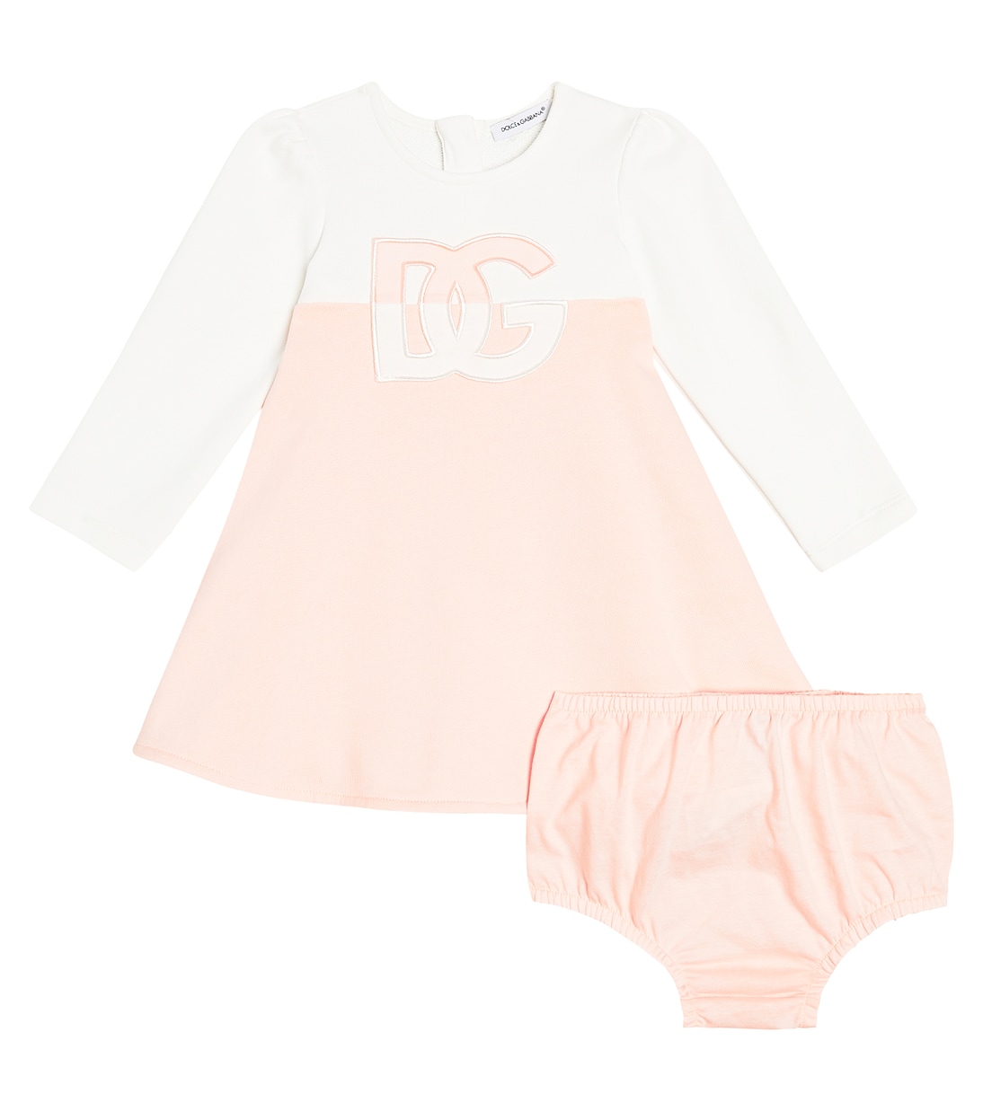 Baby DG cotton dress | Dolce&Gabbana Kids