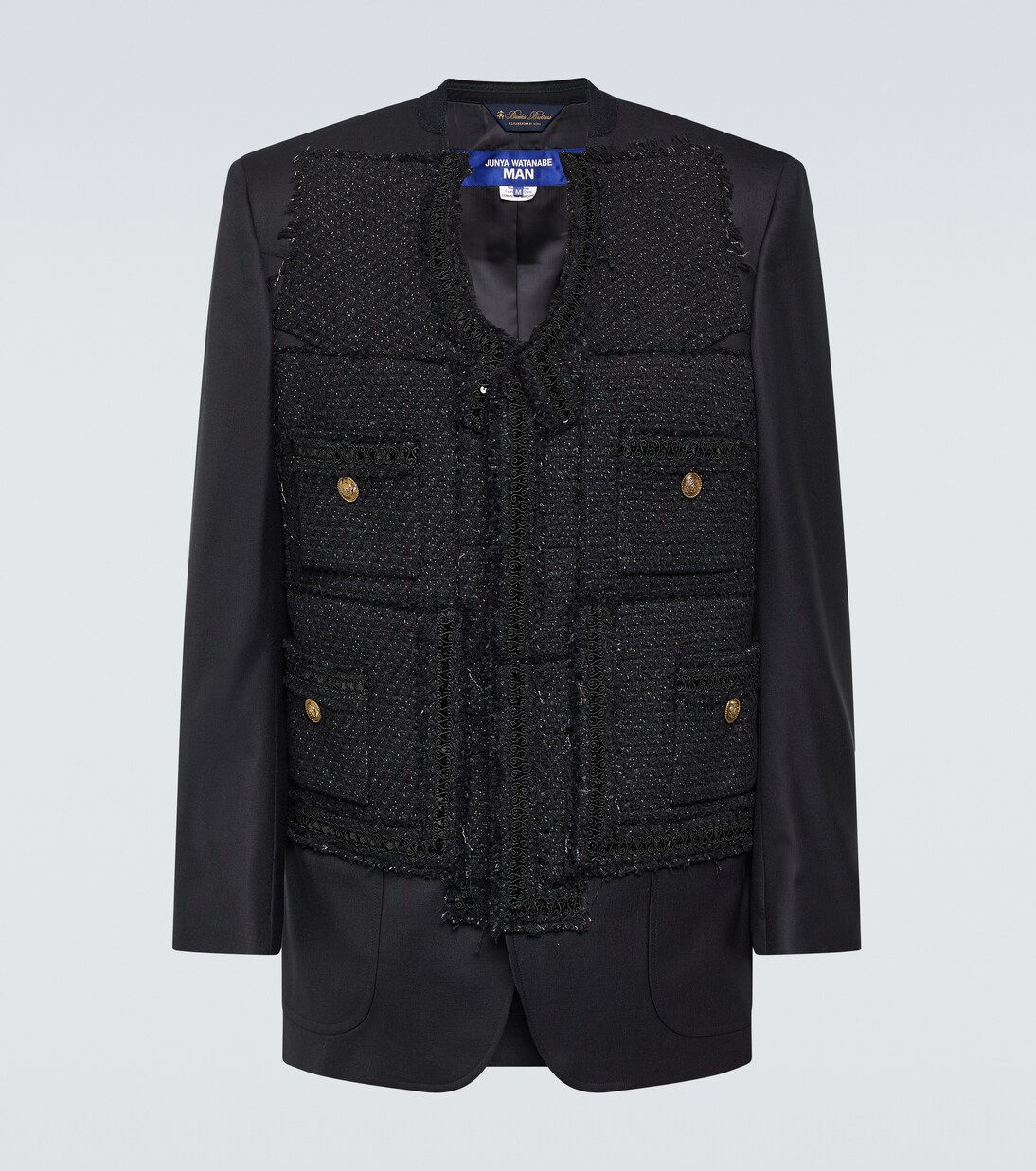 X Brooks Brothers Blazer aus Wolle in Blau - Junya Watanabe 