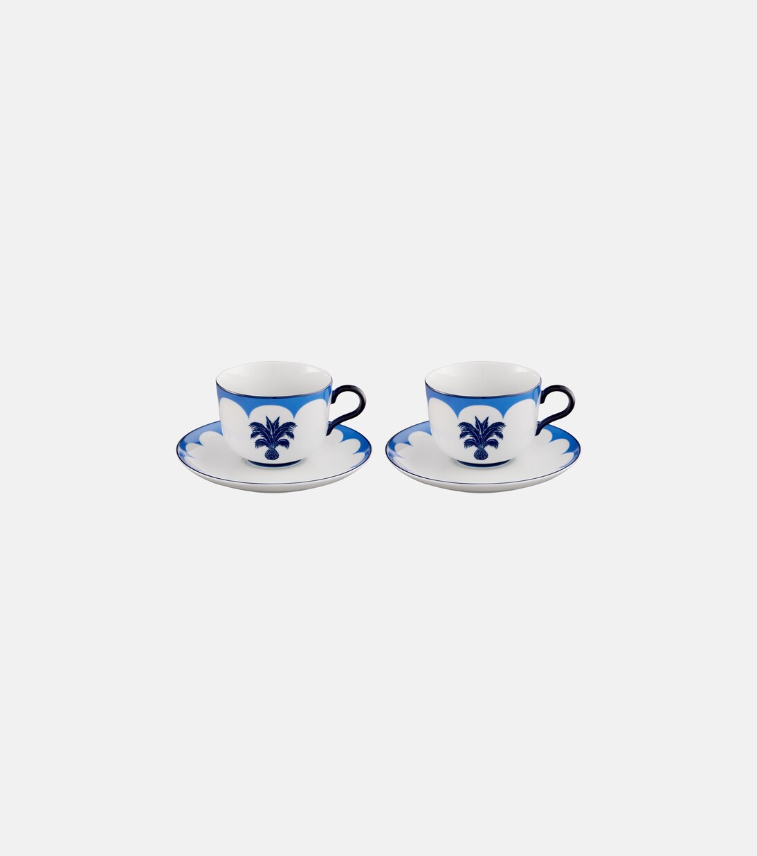 Jaipur set of 2 teacups and saucers | Aquazzura Casa