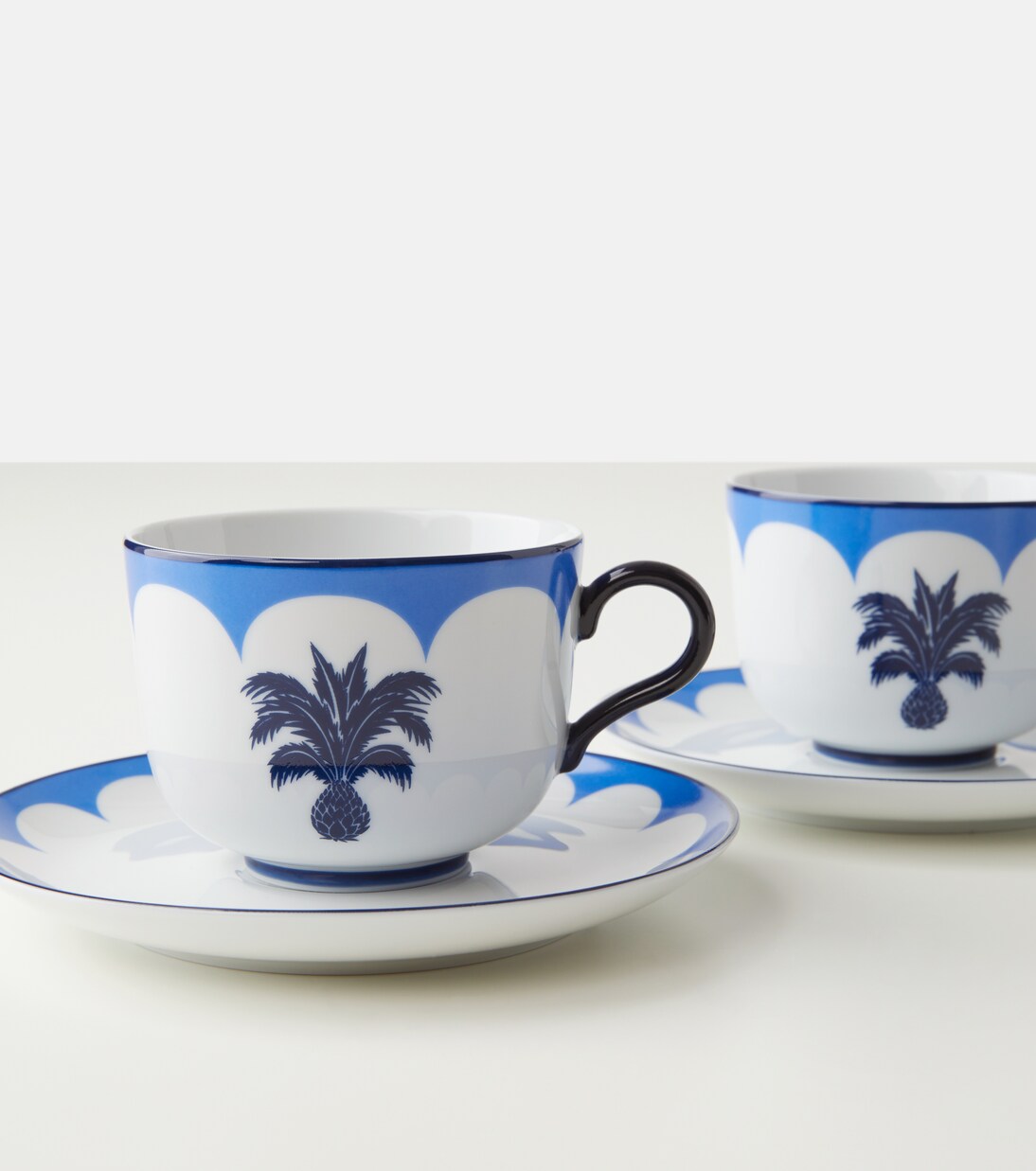 Jaipur set of 2 teacups and saucers | Aquazzura Casa