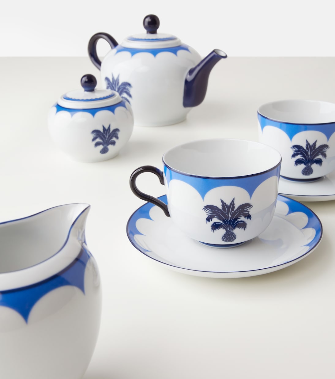 Jaipur set of 2 teacups and saucers | Aquazzura Casa