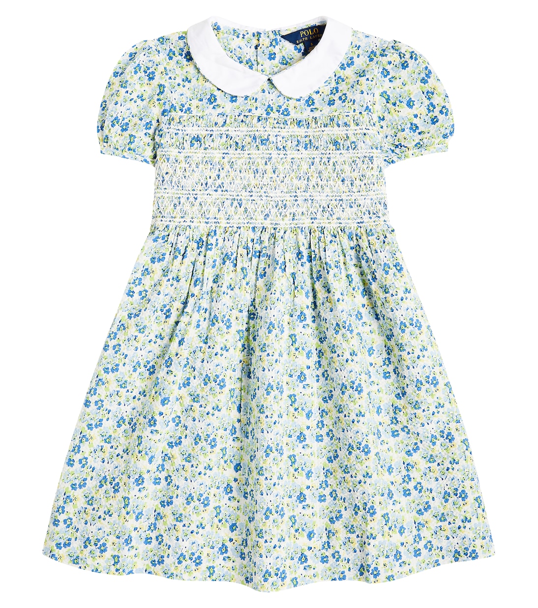 Floral cotton dress in blue - Polo Ralph Lauren Kids | Mytheresa Floral cotton dress in blue - Polo Ralph Lauren Kids | Mytheresa