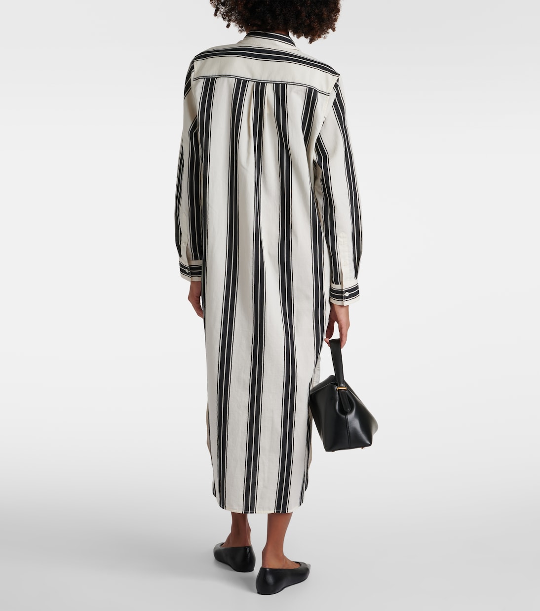 Abito chemisier in misto cotone jacquard | Toteme