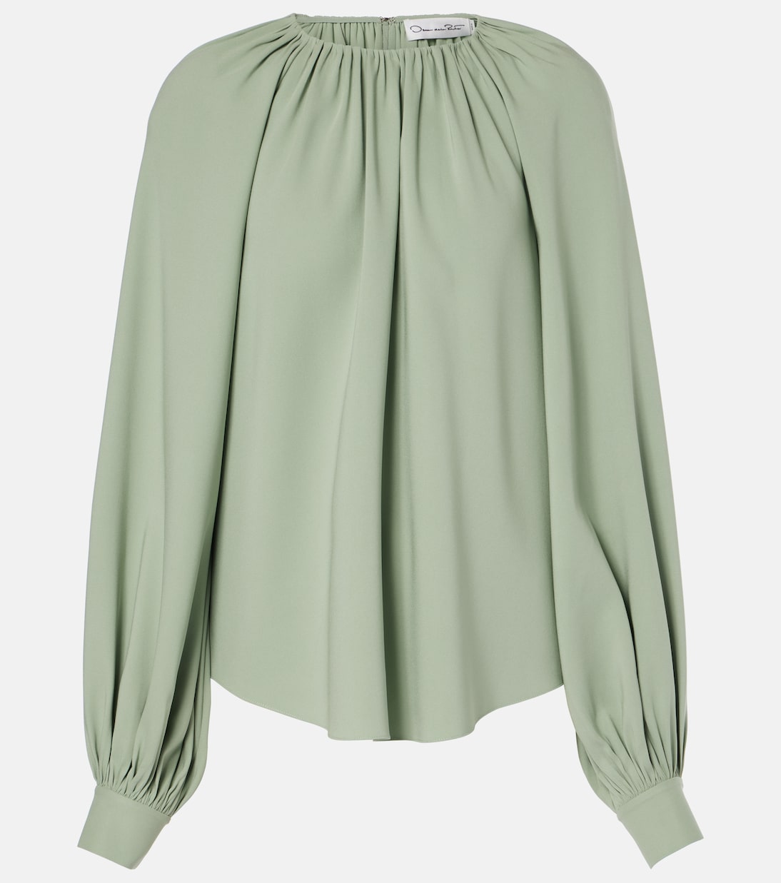 Bluse aus Georgette | Oscar de la Renta