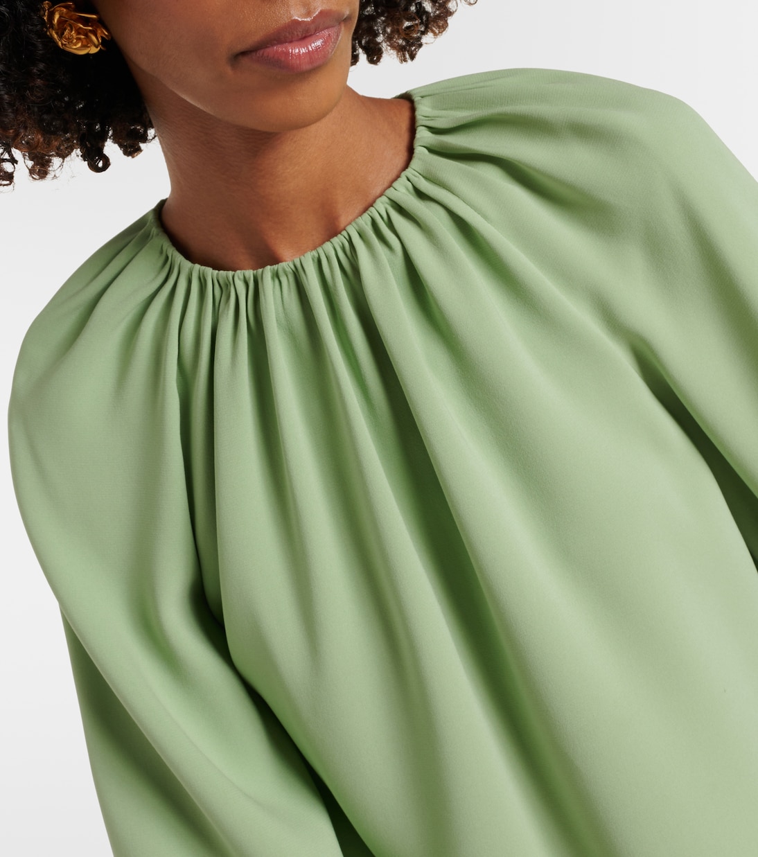 Bluse aus Georgette | Oscar de la Renta