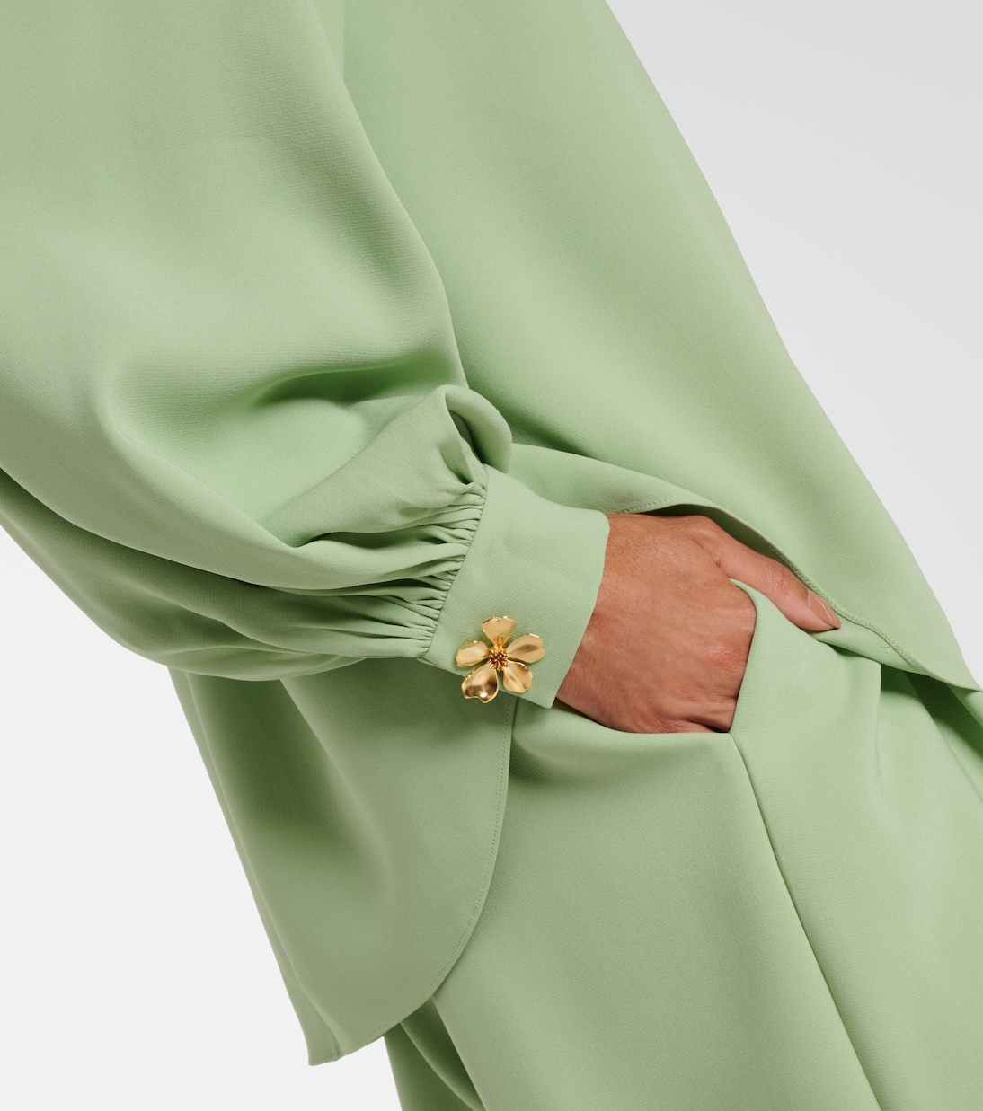 Bluse aus Georgette | Oscar de la Renta