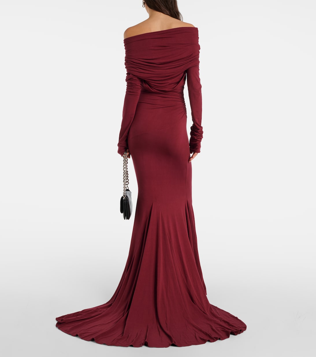 Bound off-shoulder gown | Entire Studios