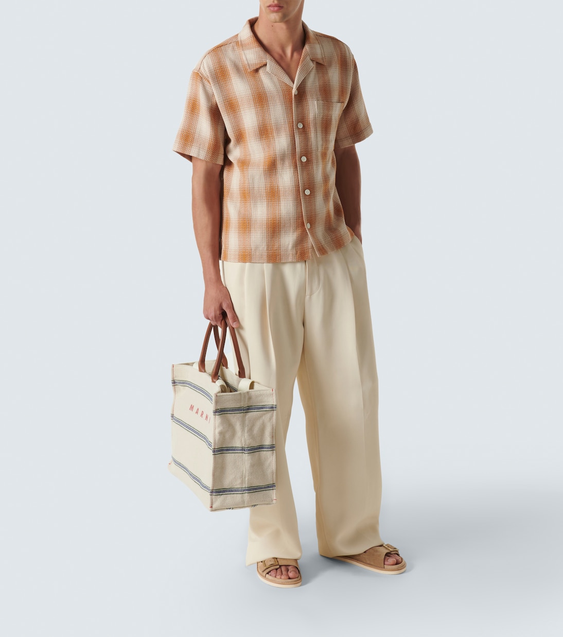 Camicia in cotone a quadri | Frame