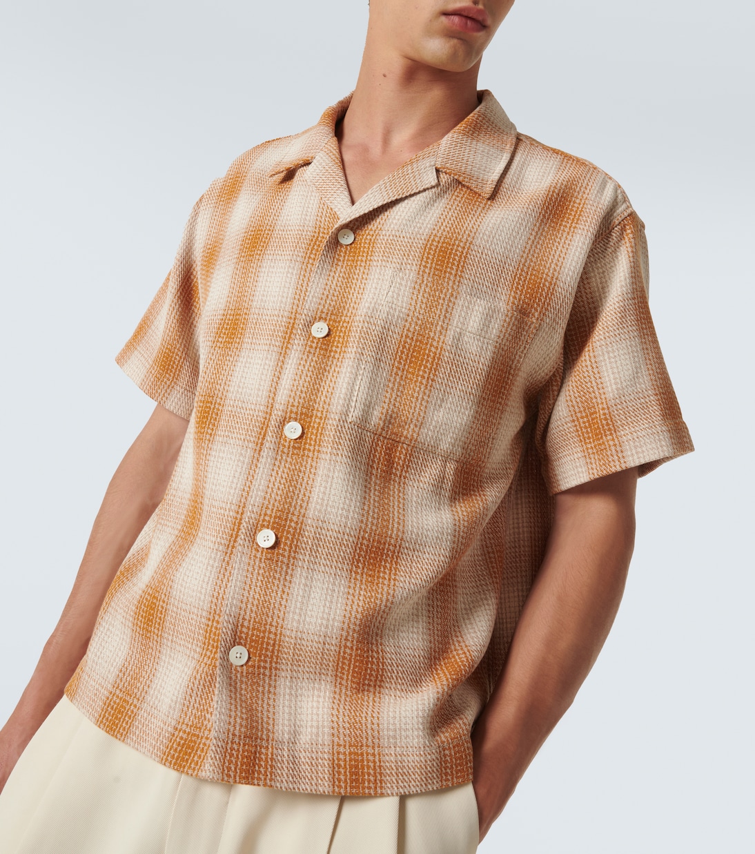 Camicia in cotone a quadri | Frame