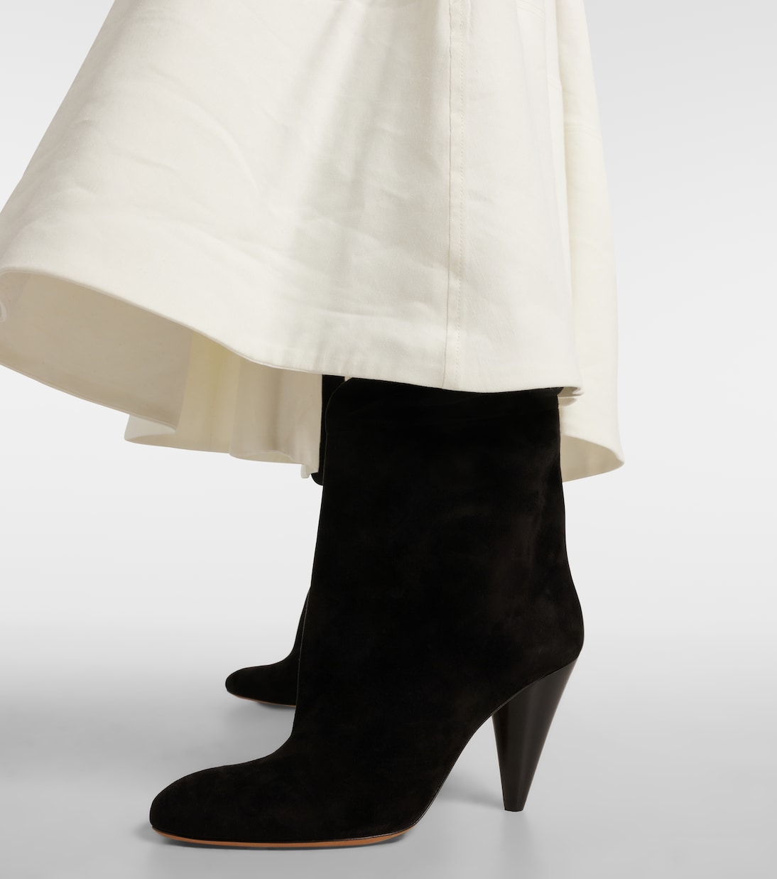 Stivali Cone 90 in suede | Proenza Schouler