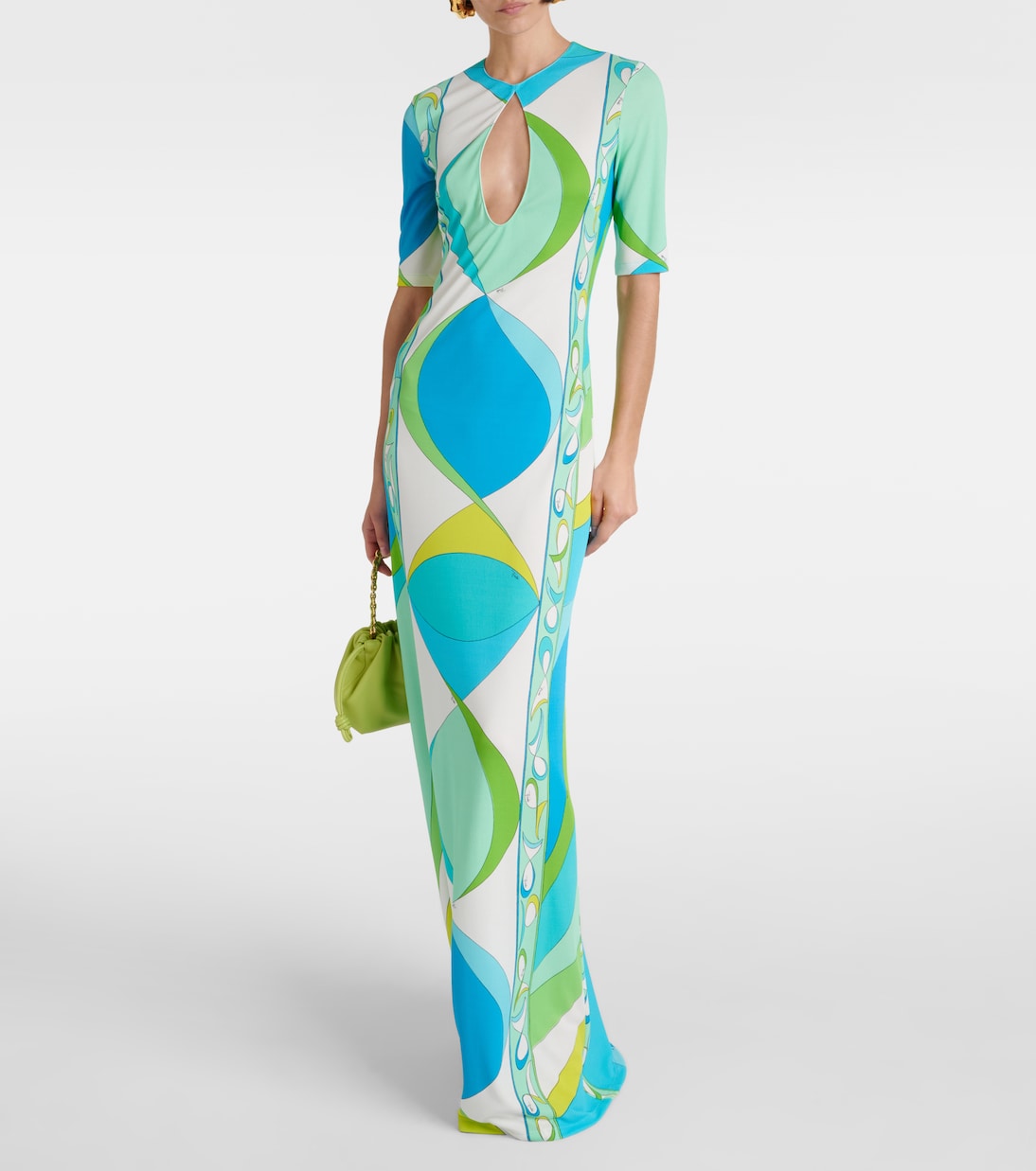 Robe longue imprimée | Pucci