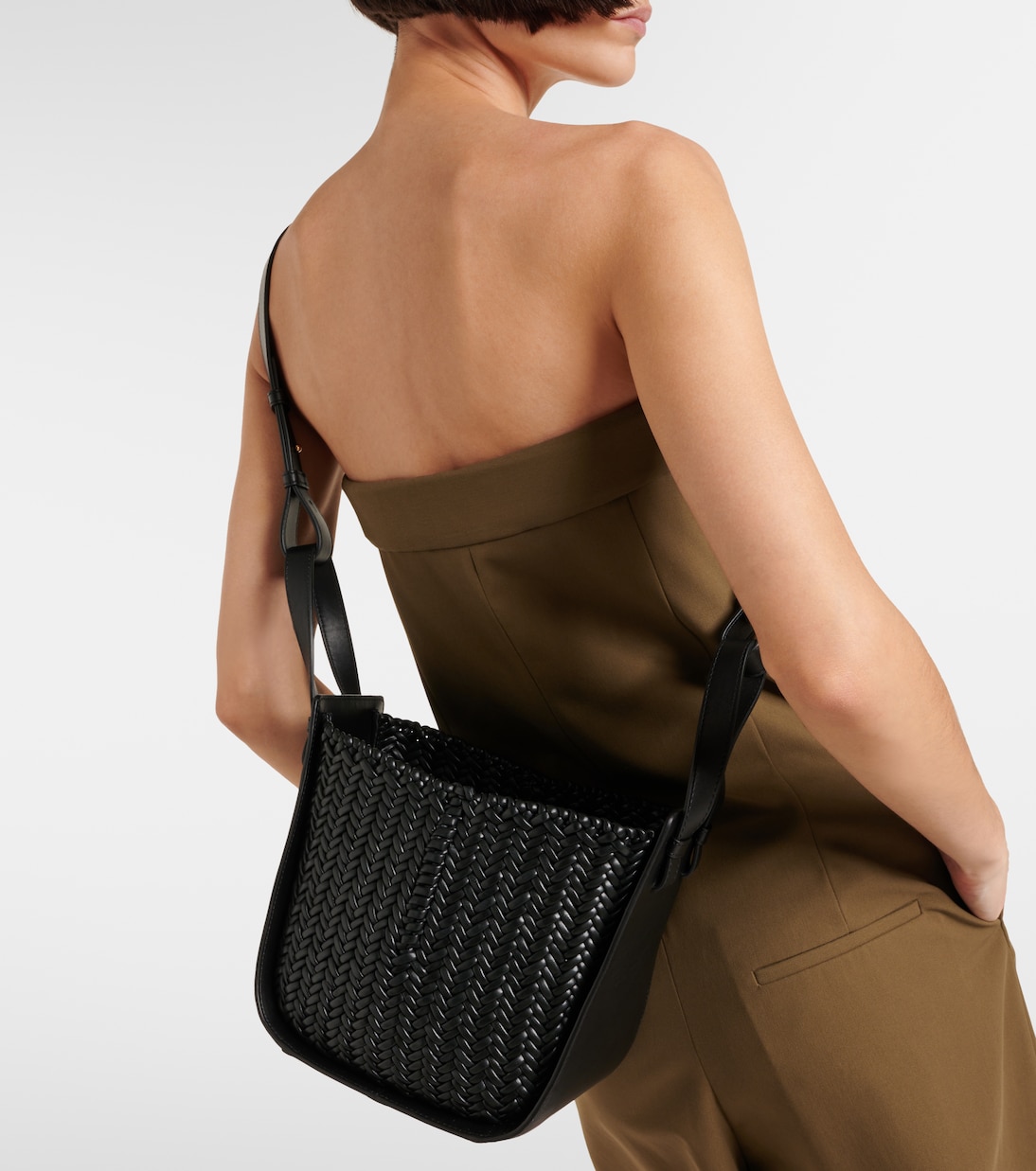 Tote Hammock Compact aus Leder | Loewe