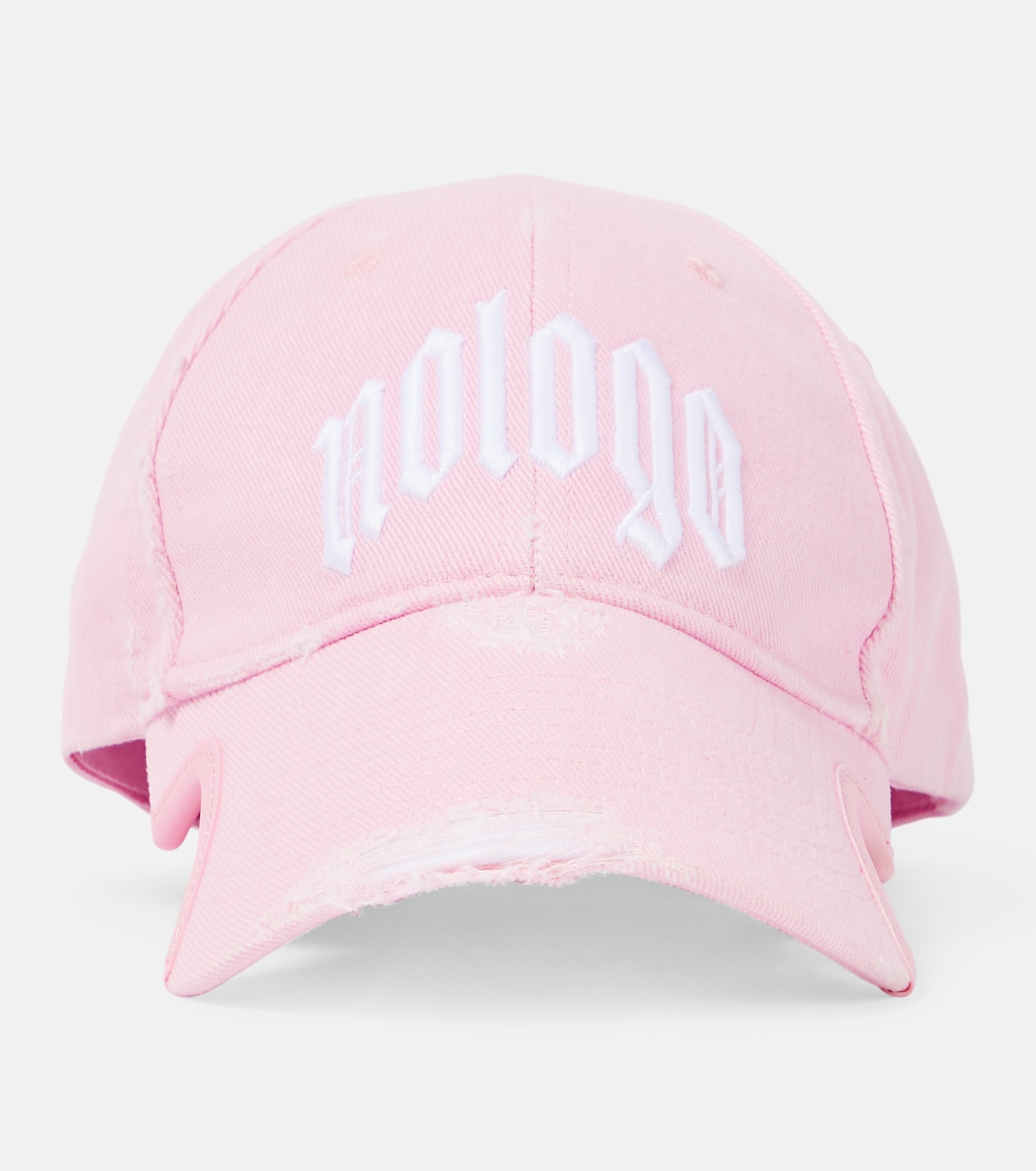 Cappellino in cotono Balenciaga senza logo, stile baseball per giovani