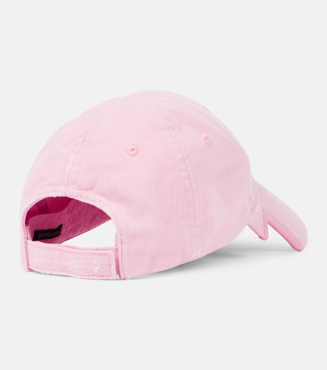 Cappellino in cotono Balenciaga senza logo, stile baseball per giovani