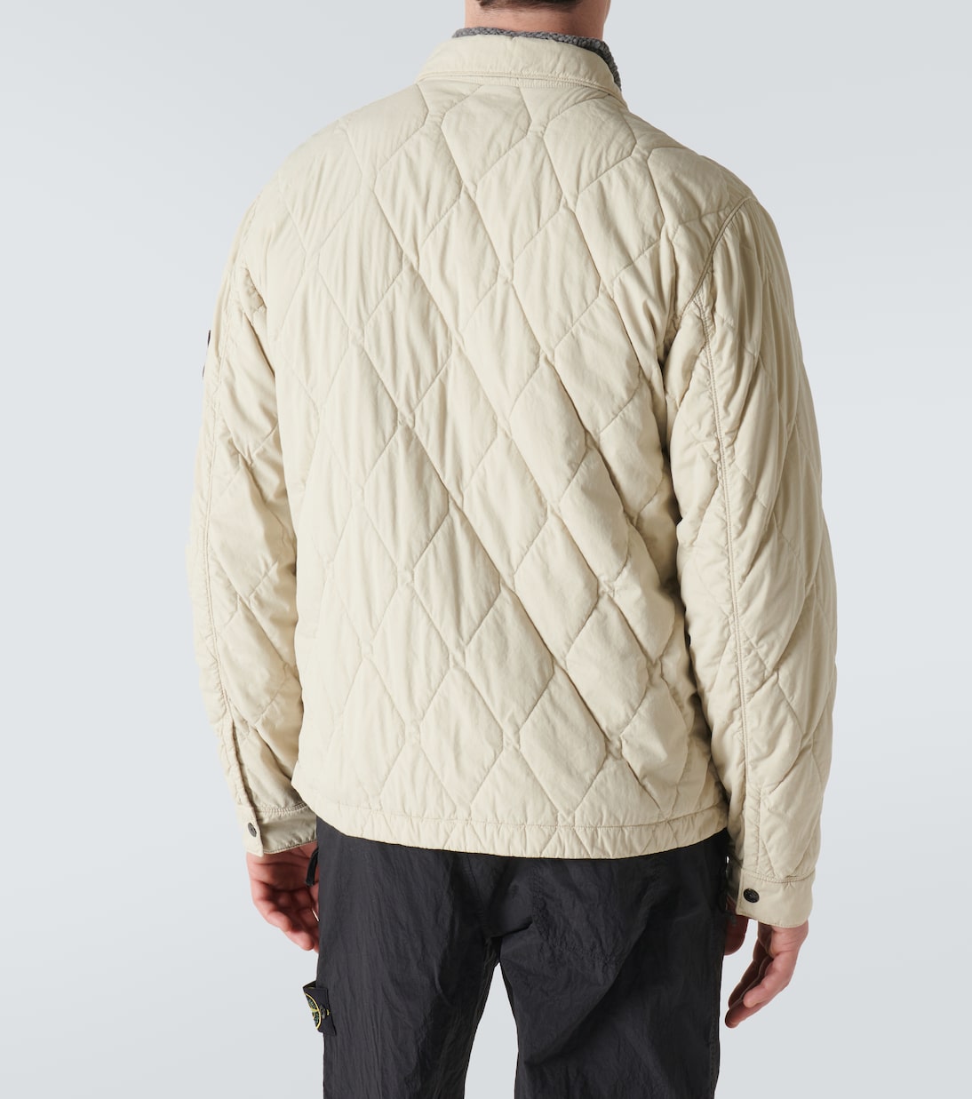 Surchemise Compass matelassée en coton mélangé | Stone Island
